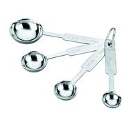 IBILI Cuillères à mesurer 701400 – Acier inoxydable, 4 pièces, argent, 18 x 13 x 5 cm