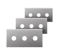 IBILI 708250 Set de 3 Lames de Rechange pour Racloir Vitrocéramique INOX Argent 19,4 x 8,12 x 0,4 cm