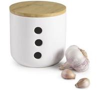 Ibili Pot à ail 715110 – céramique et bambou G