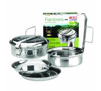 IBILI 720614 Boîte Alimentaire avec 2 Plats INOX 14 cm