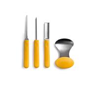Ibili Ustensiles de décoration de citrouilles 721700 - Lot de 4