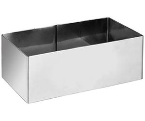 IBILI 722708 Cercle Rectangulaire, INOX, Argent, 8.0 x 5.0 x 4.0 cm