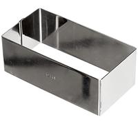 Ibili 722712 Cercle Rectangulaire, INOX, Marron, 12 x 6 x 4.5 cm