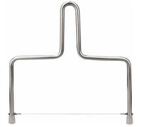 IBILI 724917 Lyre Coupe Fromage, Fonte, Argent, 21.99 x 18.49 x 0.99 cm