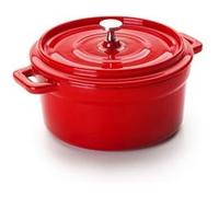 IBILI 725913R mini cocotte ronde rouge 13 x 8 cm Rouge G