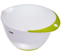 Ibili 726618 Bol à pâtisserie 18 cm, Blanc/Vert