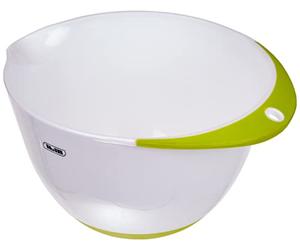 Ibili 726618 Bol à pâtisserie 18 cm, Blanc/Vert