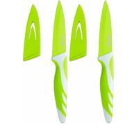 IBILI 727608 Couteau de Cuisine Multifonctions Antiar, INOX, Vert, 25 x 8 x 2 cm (Lot de 2)