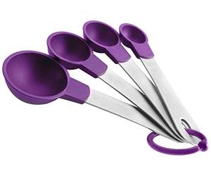 IBILI 736800 Lot 4 Cuillères à Mesurer Nylon/INOX