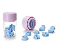 IBILI 742501 lot 10 emportes pièces plastique linzer baby G