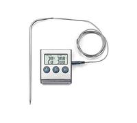 IBILI 743405 Thermomètre Numérique/Magnétique à Sonde INOX Argent 15 x 26 x 2 cm