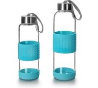 IBILI 745905A bouteille en verre et silicone sky 0.5l blue G