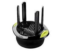 Ibili 746800 Coupe-Citrons en Quartiers, Fonte, Noir, 17 x 14 x 16 cm