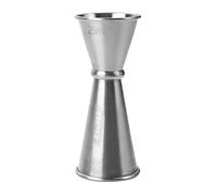 Ibili 747100 Double Doseur de Liqueur, INOX, Argent, 4 x 4 x 11 cm
