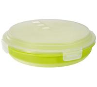 Ibili Boîte à tortilla 749110 – Plastique, Vert, 21,5 x 18 x 5,5 cm