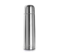 IBILI 753805 - Thermos à double revêtement et intérieur en acier inoxydable 18/10, couvercle amovible avec fixation à vis, 500 ml, Argent