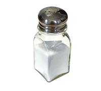 IBILI 755100 Poivrières/Salières Grand Inox Transparent - 3,7 x 3,7 x 10 cm
