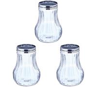 IBILI 755400 Saupoudreuse à Fromage INOX Transparent 11,98 x 8,61 x 8,61 cm (Lot de 3)