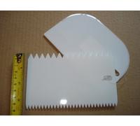 IBILI 761100 Ensemble de Spatule et Peigne à Décorer, Plastique, Transparent, 15.39 x 10.21 x 2.38 cm