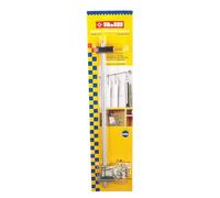 Ibili 764540 Penderie murale Inox 40 cm avec 8 crochets