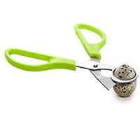 IBILI 768200 Ciseaux pour Œufs de Caille, INOX, Vert, 14 x 6 x 1 cm