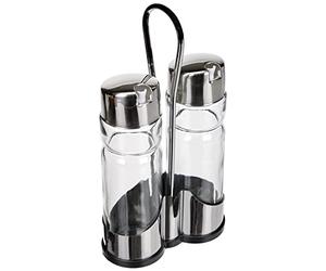 IBILI 768600 Set 2 pièces pour salade (Huilier+Vinaigrier) Argent/Transparent Taille Unique
