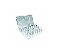 Ibili Set de douilles 771900 pour poche pâtissière – 24 pièces – Gris