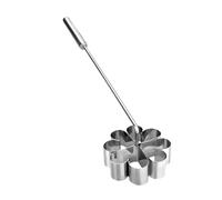 Ibili Moule à rosace 774300 – inox argent 41 x 27 x 7,5 cm
