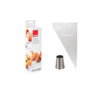 Ibili Kit pour croquettes 777000 – 10 poches jetables et 1 douille inox