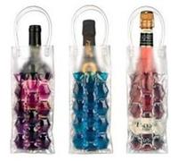 Ibili Refroidisseur de bouteilles 778400 – 2 côtés – Inox, transparent – 27 x 20 x 11 cm