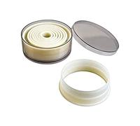 Ibili Emporte-pièces 784201 Lot de 9 ronds lisses en nylon 2 à 10 cm