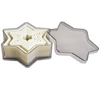 Ibili 784206 Lot de 7 emporte-pièces Étoile Plain
