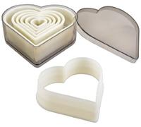IBILI Emporte-pièces 784208 – Coeur lisse – Lot de 7