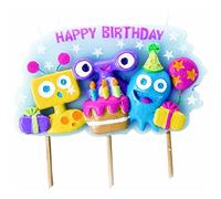 IBILI 786215 Bougie Monstres 8 cm Multicolore