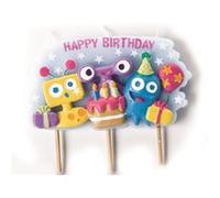 IBILI 786215 Bougie Monstres 8 cm Multicolore