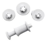 ibili 788402 set de 3 emporte pièces avec poussoir blosso