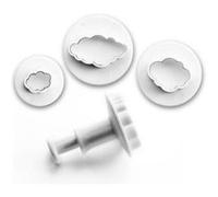 Ibili Emporte-pièces 788409 – Lot de 3 nuages avec poussoir