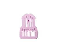Ibili 789010 Lot de 4 Emporte Pieces Villes, Plastique, Rose, 33 x 19 x 3 cm