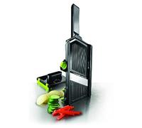 Ibili 789800 Mandoline Manuelle, Noir/Vert/Argent