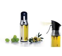 IBILI 790300 Double Vaporisateur d'huile/vinaigre 200 ML Noir/Transparent/Argent 9 x 6 x 20 cm