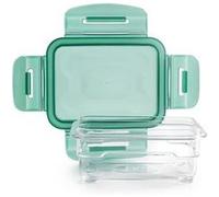 ibili Conteneur hermétique en verre 790406 – vert 15 x 11 x 7 cm