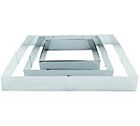 Moule extensible rectangulaire 24-46 cm - Ibili - Argent - Inox Argent G