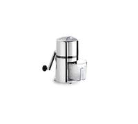 Ibili 792400 Broyeur à Glace Inox/Plastique, Argent/Noir