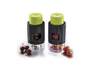 IBILI 793300 Dénoyauteur de Cerises Coupe-Fraises Plastique/INOX