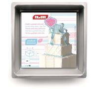 IBILI 815212 Moule Carré Extra Profond 12,50 x 10 cm