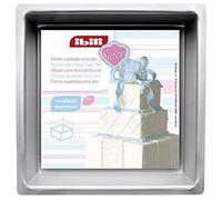 IBILI 815212 Moule Carré Extra Profond 12,50 x 10 cm