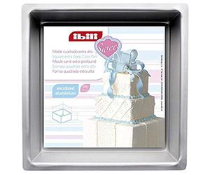 IBILI 815212 Moule Carré Extra Profond 12,50 x 10 cm