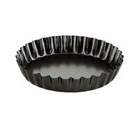 Ibili 820412 Mini Moule à Tarte Dentèle Moka, Aluminium, Noir, 12 cm, 12.2 x 2 cm