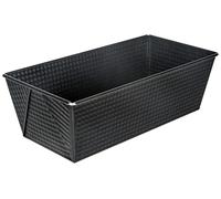 Ibili 822630 Moule à pain antiadhésif 30x15x10 cm, Noir