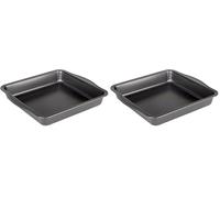IBILI 823624 Moule Carré antiadhésif Moka 24x24x4,5 cm (Lot de 2)